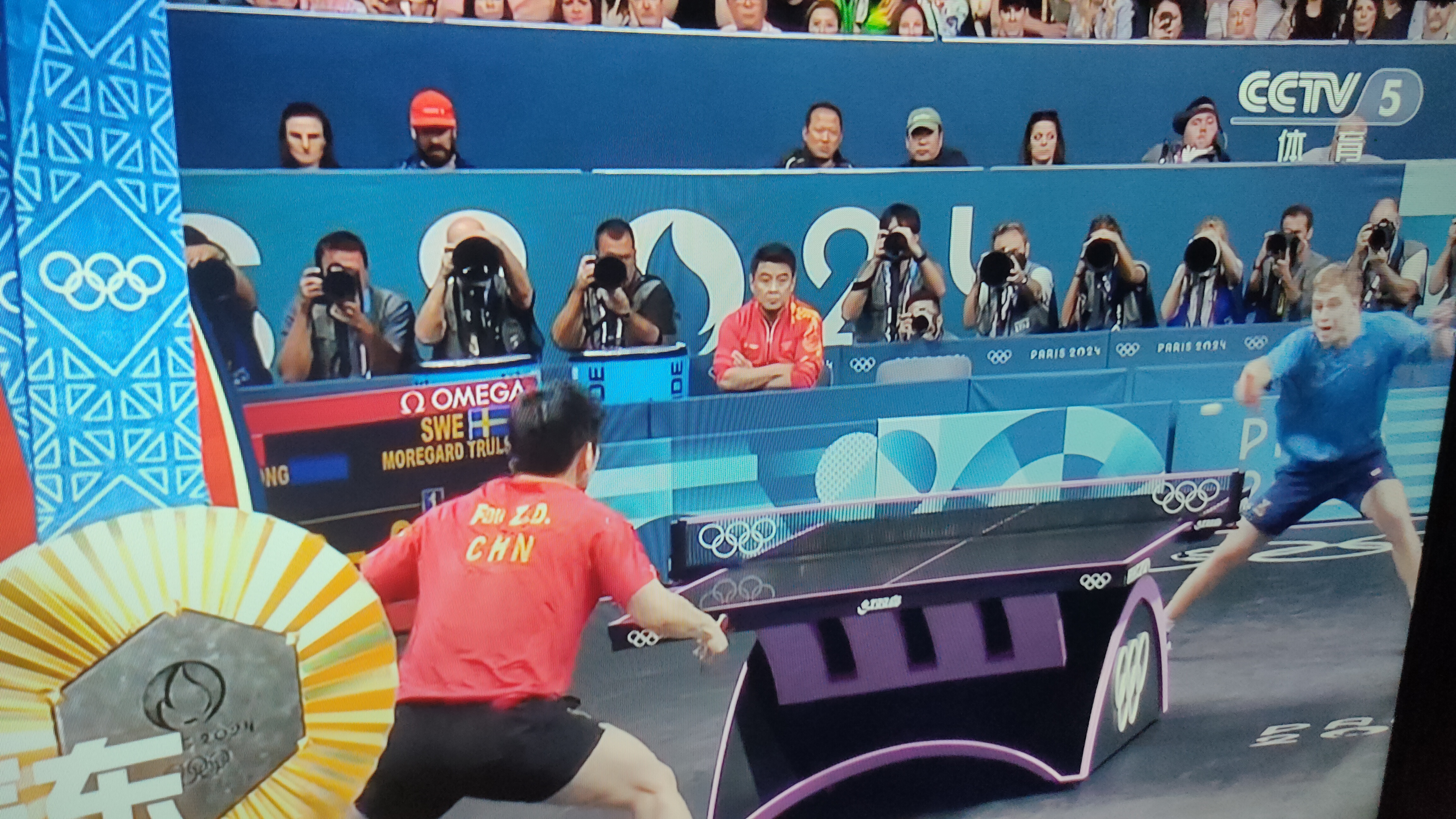 英格兰队碾压瑞典队，樊振东刷新纪录