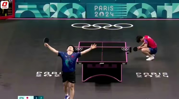 法国队逆转英格兰队，张本智和统治全场